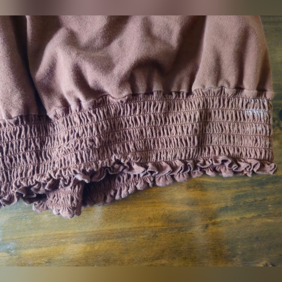 South Pole Brown & Gold Tank Top w/ Scrunch Bottom | Women's Medium | Y2K 2000s - Picture 3 of 5